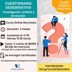 Curso Taller de la Técnica Cuestionario Desiderativo