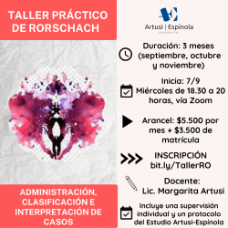 Taller Práctico de Rorschach
