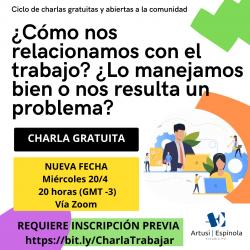 ¿Cómo nos relacionamos con el trabajo? ¿Lo manejamos bien o nos resulta un problema?