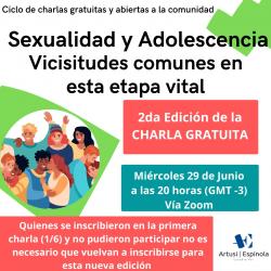 Sexualidad y Adolescencia. Vicisitudes comunes en esta etapa vital