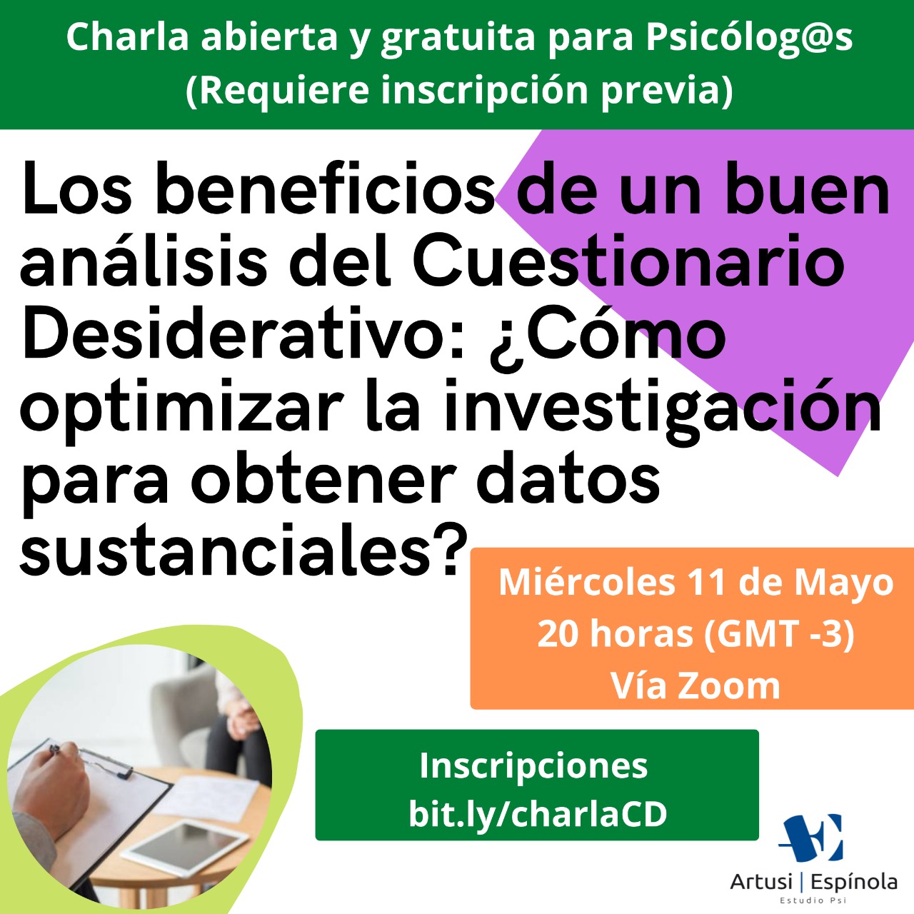 Los beneficios de un buen análisis del Cuestionario Desiderativo: