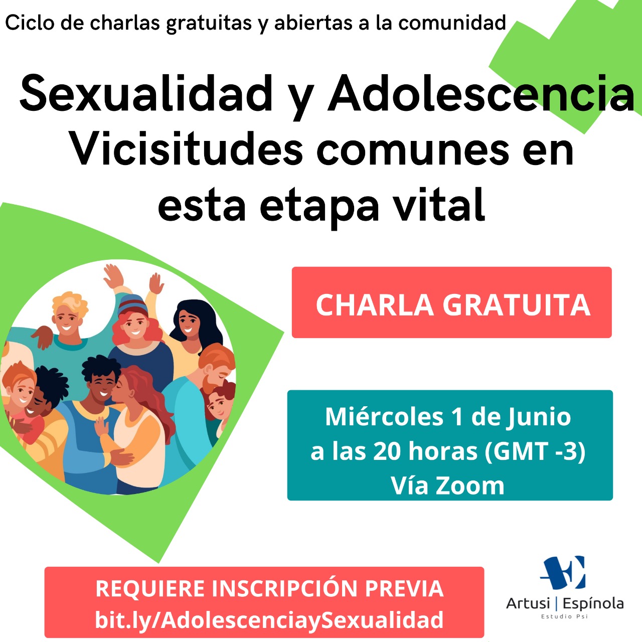 Sexualidad y Adolescencia. Vicisitudes comunes en esta etapa vital