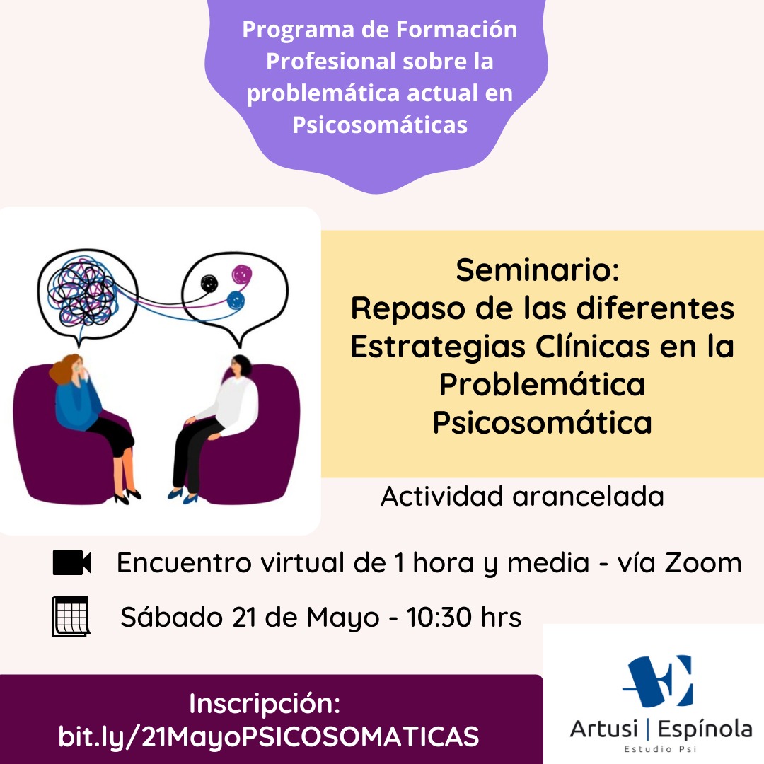 Repaso de las diferentes Estrategías Clínicas en la Problemática Psicosomática